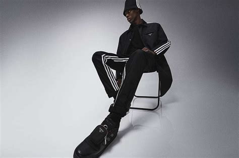 prada tracksuit pants|prada adidas tracksuit.